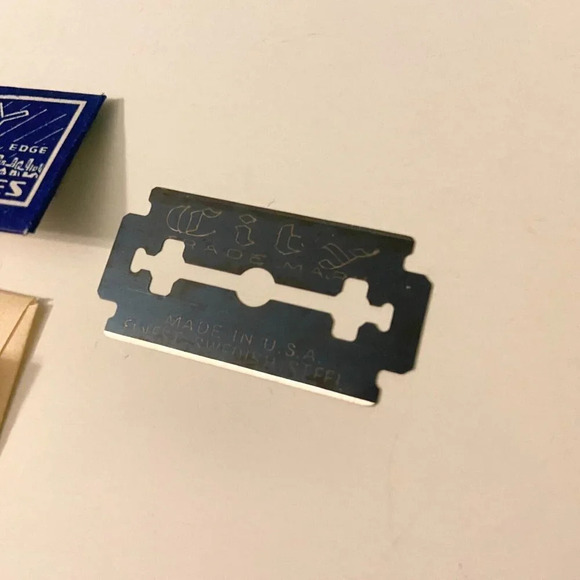 Vintage City Razor Blades Double Edge USA Lot of 5 - Picture 6 of 16